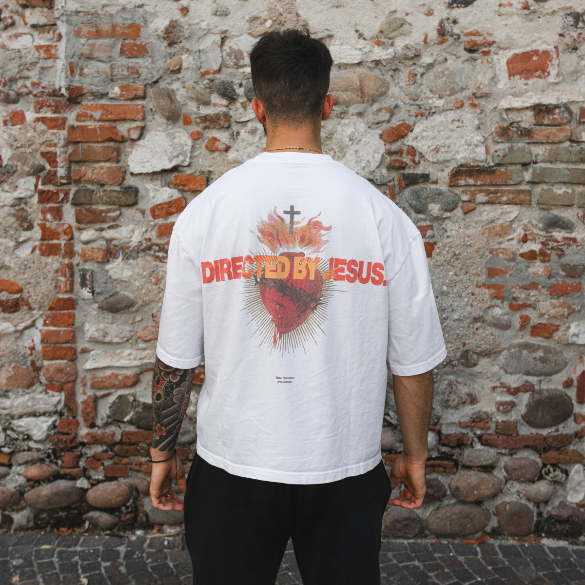 Sacred Heart Cropped Tee
