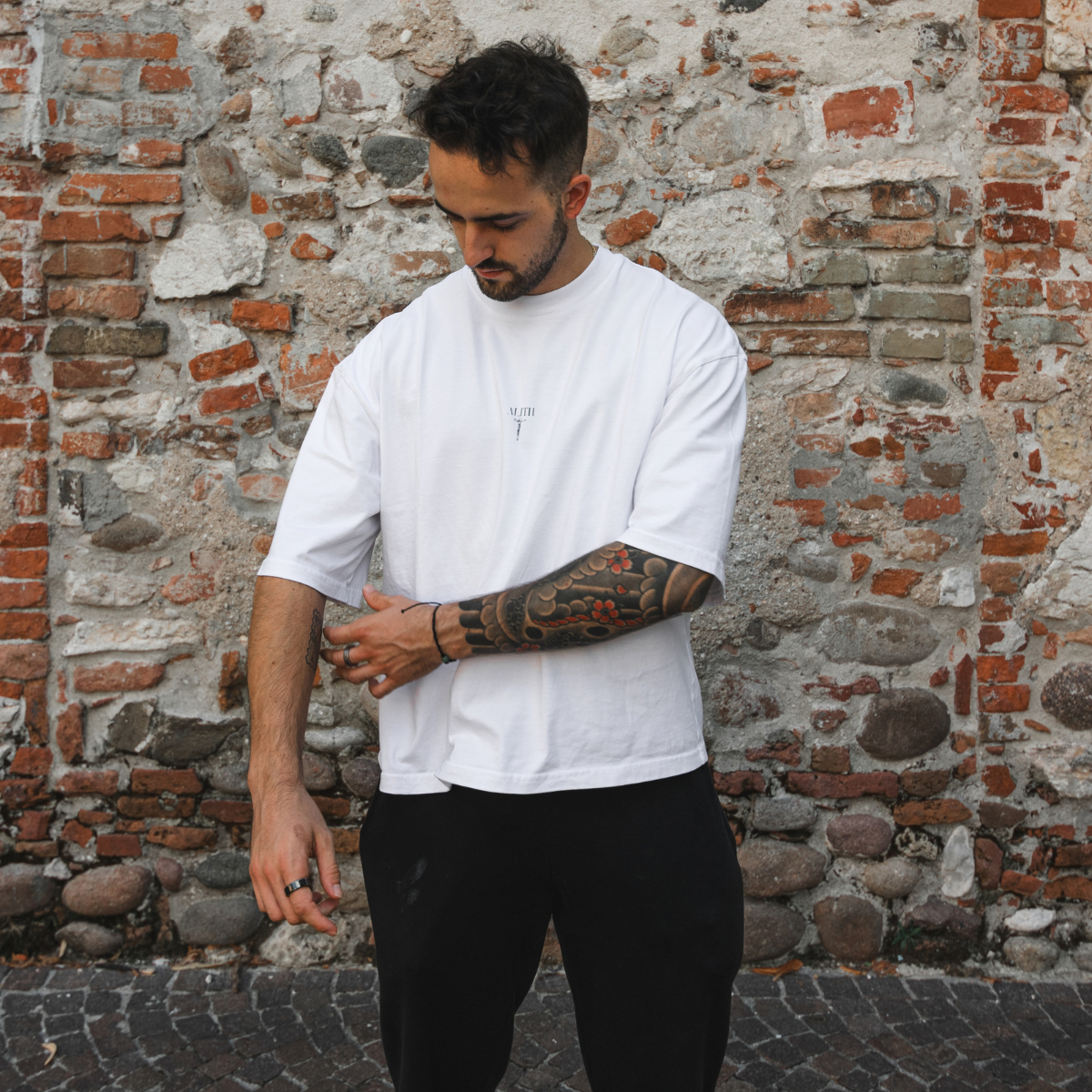 Sacred Heart Cropped Tee