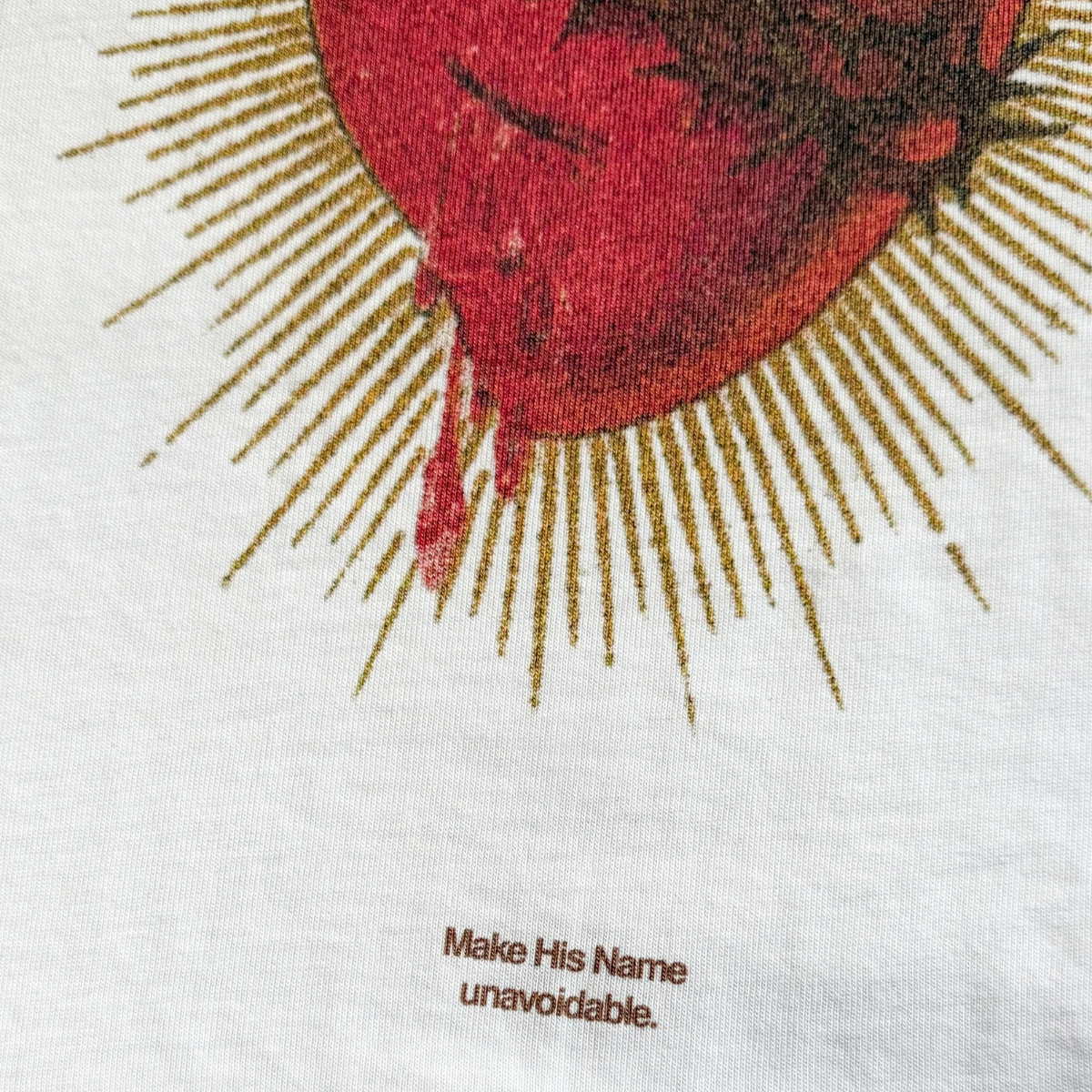 Sacred Heart Cropped Tee