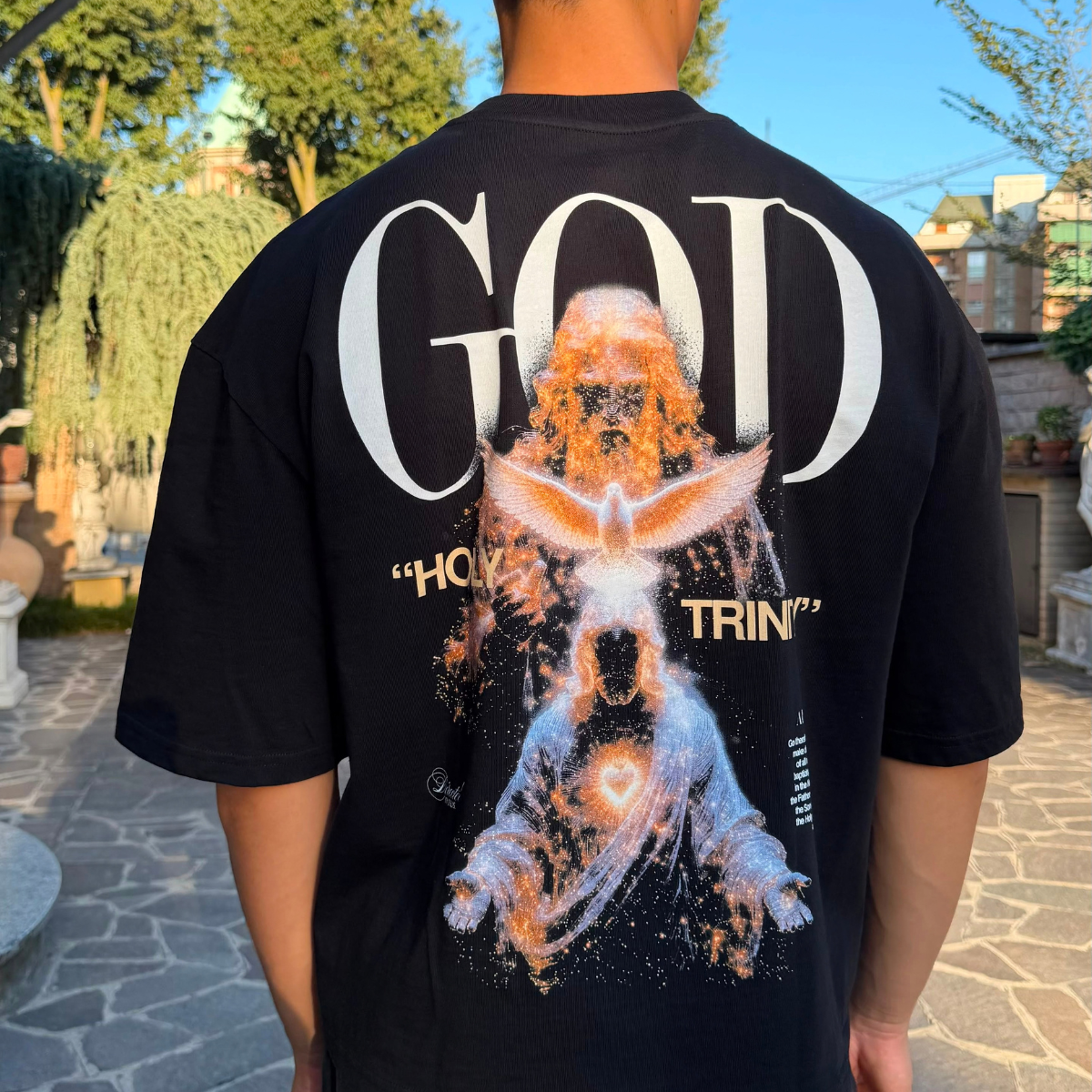 SANTISSIMA TRINITÀ T-Shirt Croppata