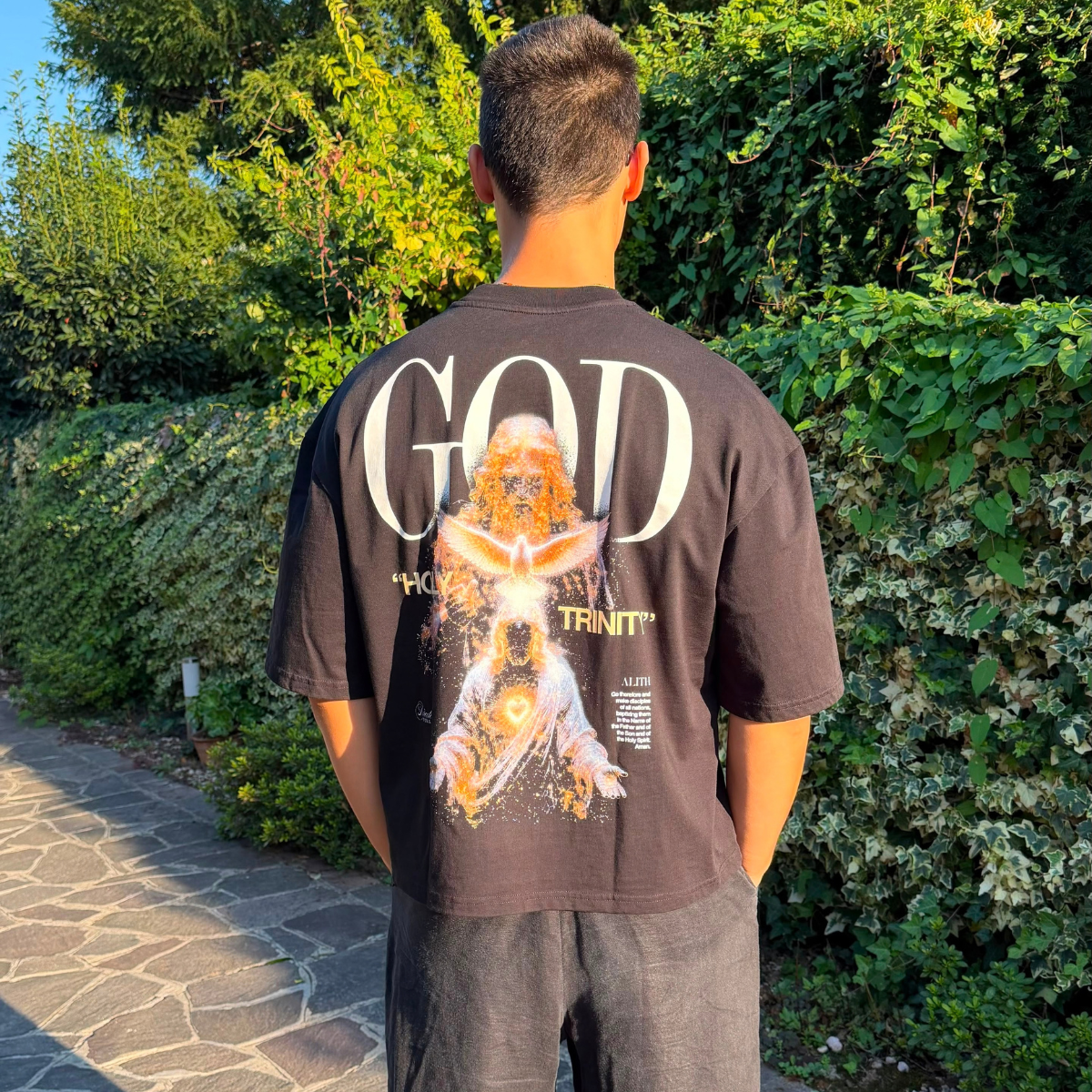 SANTISSIMA TRINITÀ T-Shirt Croppata