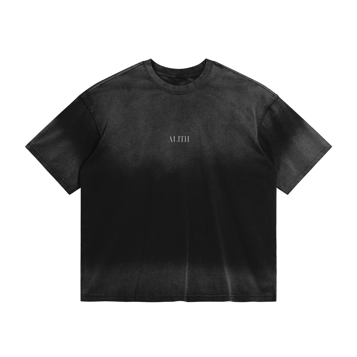 DIRECTED BY JESUS. | Black Tie-Dyed T-Shirt